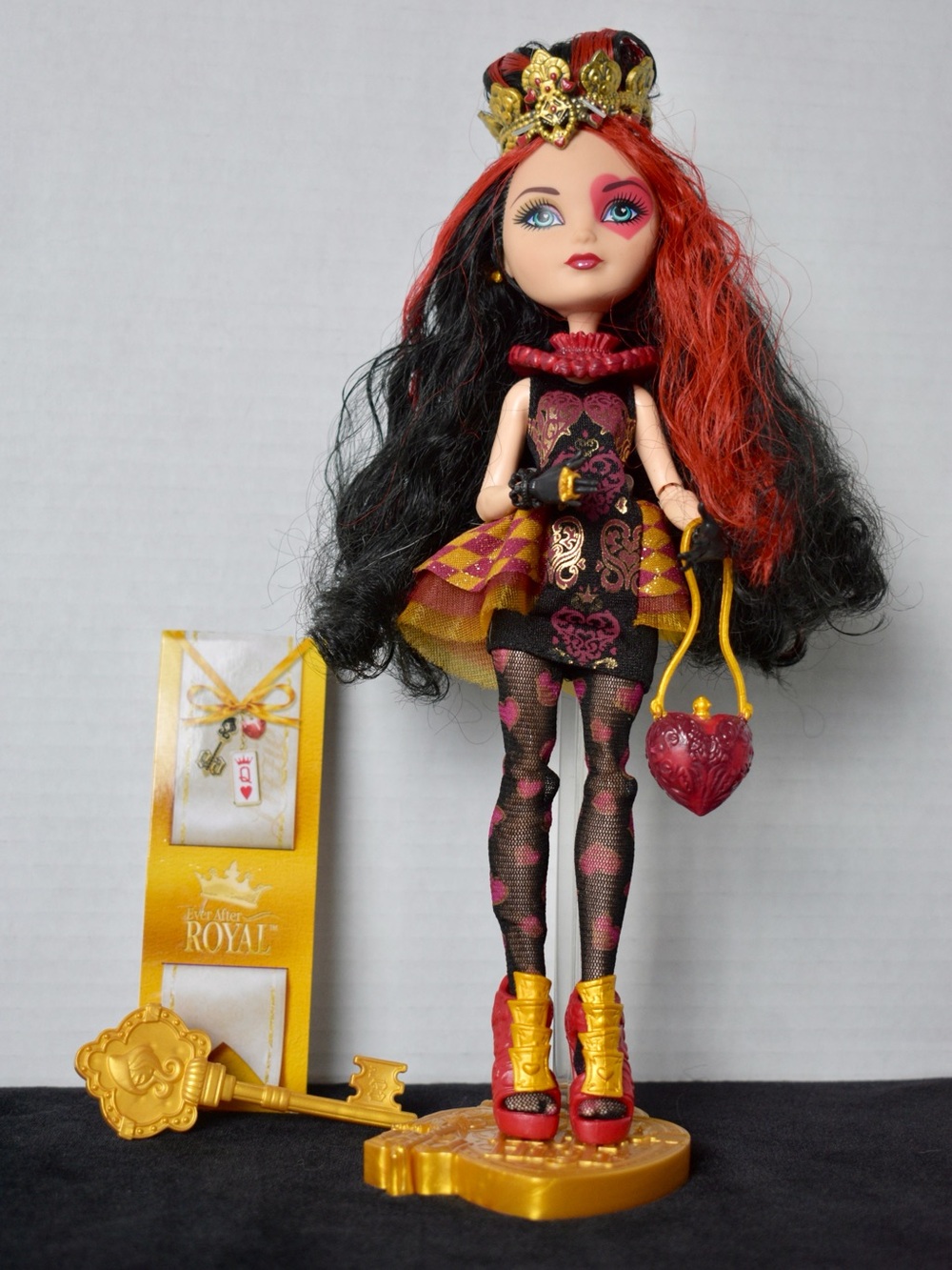 Ever After High Lizzie Hearts Doll EUC 2013
